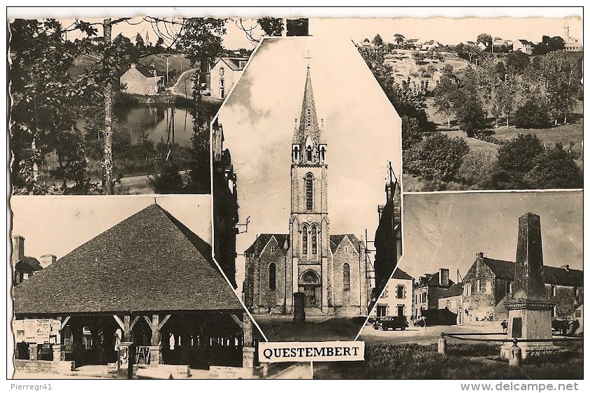 CPA-56-1956-QUESTEMBERT-MULTIVUES-TBE - Questembert