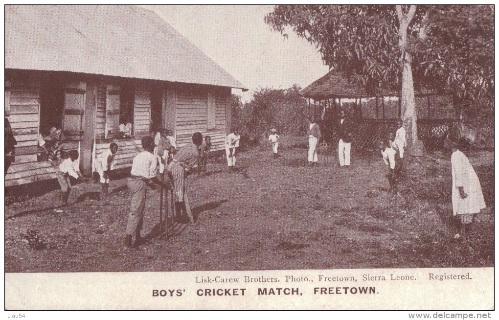 Boy's Cricket Match, FREETOWN - Sierra Leone