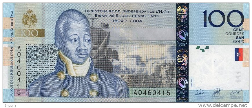 Haiti 100 Gourde 2004 Pick 275 UNC - Haiti