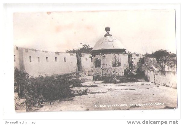 RP CARTAGENA COLOMBIA  AN OLD SENTRY BOX By J V MOGOLLON & CIA EDITORES UNUSED - Colombie