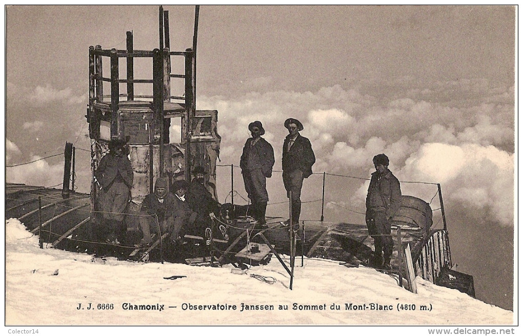 74 CHAMONIX OBSERVATOIRE JANSSEN AU SOMMET DU MONT BLANC - Chamonix-Mont-Blanc