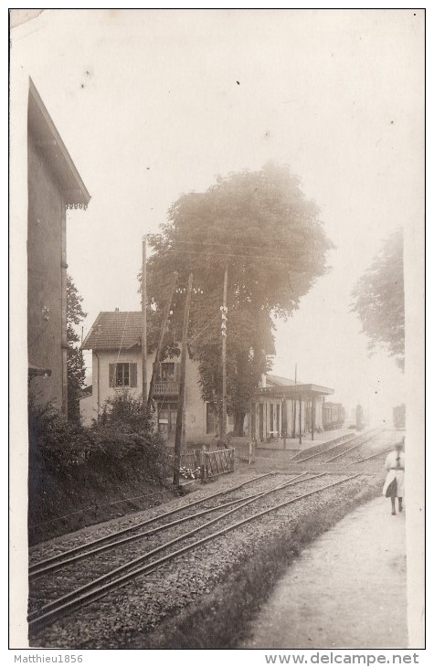 CP Photo Novembre 1918 CIREY-SUR-VEZOUZE - La Gare (A78, Ww1, Wk1) - Cirey Sur Vezouze