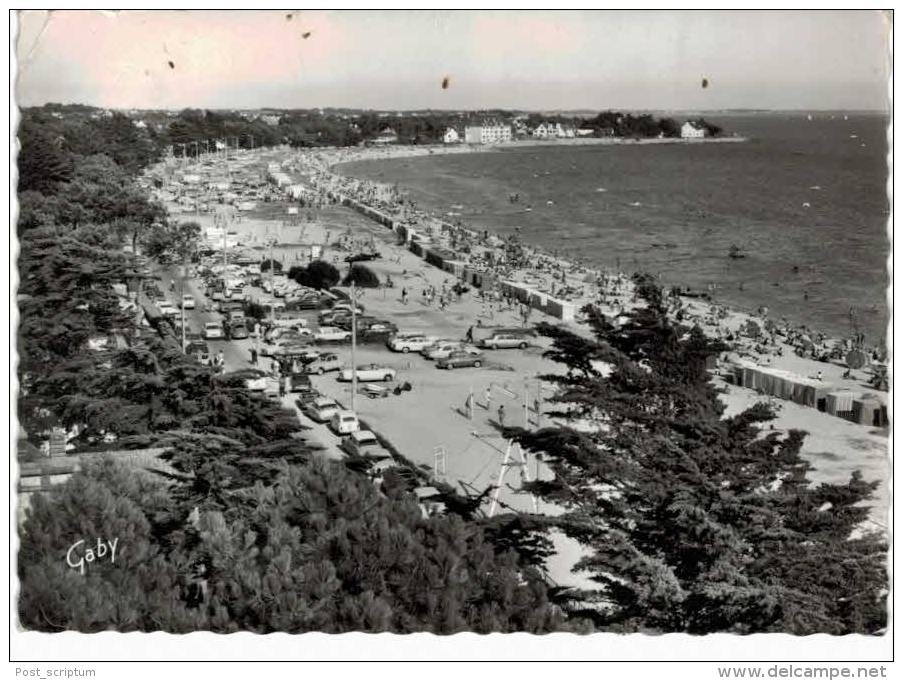 Carnac Vue D'ensemble De La Grande Plage Vers La Pointe Churchill - Carnac