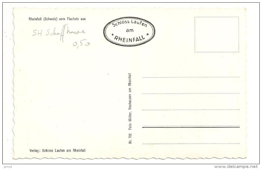 Suisse - Rheinfall (Schweiz) Vom Fischetz Aus - Foto Müller Nr 702 - Andere & Zonder Classificatie
