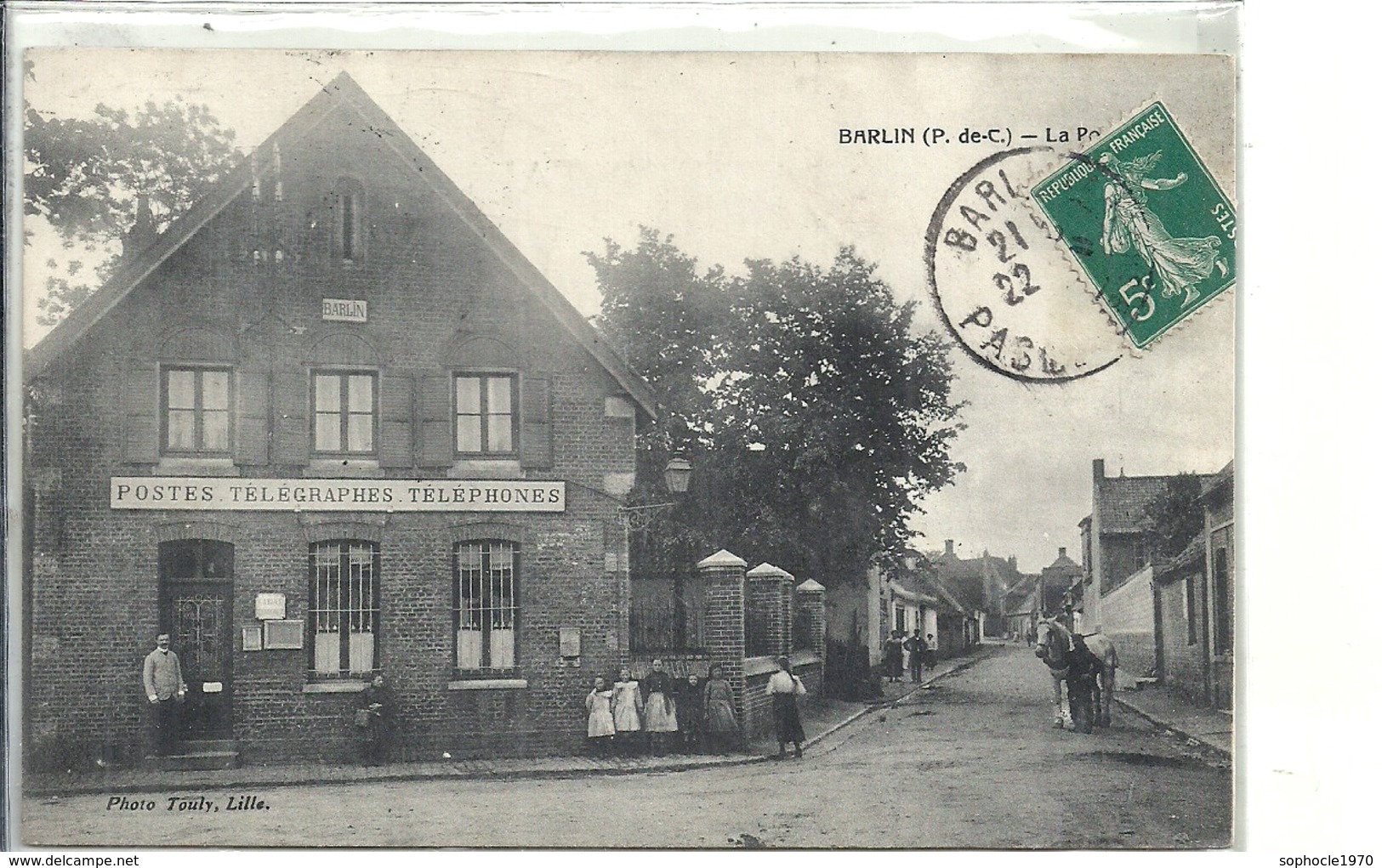 NORD PAS DE CALAIS - 62 - PAS DE CALAIS - SELECTION -BARLIN - Potes - Télégraphes - Téléphones - Barlin