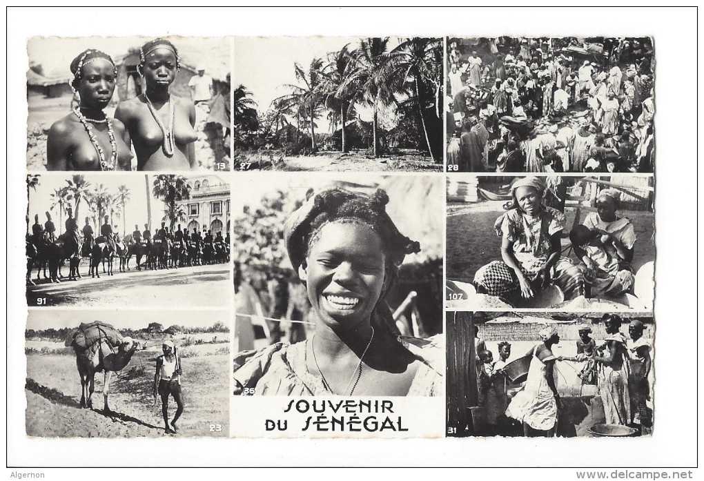 10113 -  Souvenir Du Sénégal  Jeunes Filles Carte Multivues - Sénégal