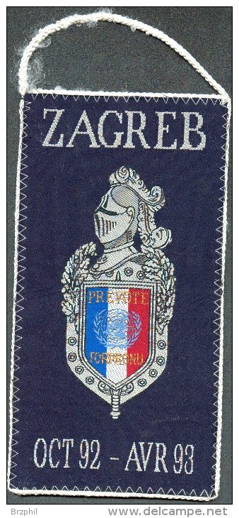 OPEX GENDARMERIE - FORPRONU Prévôté 92/93 Fanion - Polizei