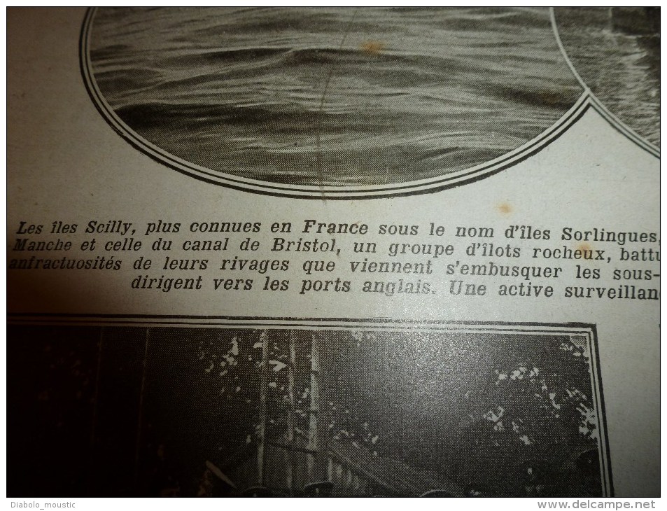 1915 JOURNAL de GUERRE(Le Pays de France):Tarvis;Clermont-en-Argonne;Laheycourt;SORLINGUES;Oesel;Riga; Flotte allemnde