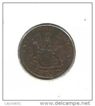 G2 India 5 Cash 1803.  Madras - India