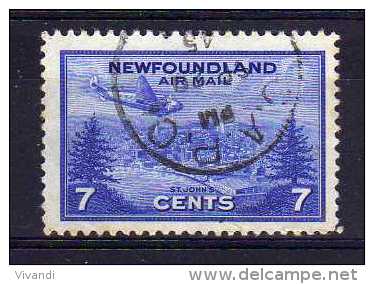 Newfoundland - 1943 - 7 Cents Airmail - Used - 1908-1947