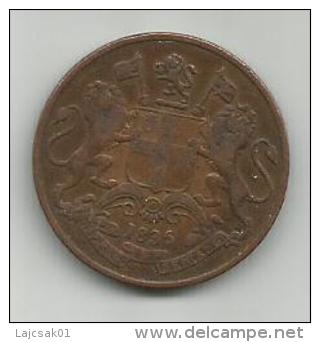 G2  India One Quarter Anna 1835. East India Company - Inde