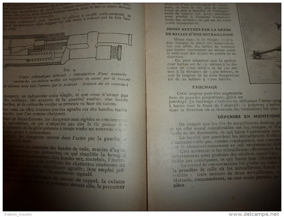 1915 JOURNAL de GUERRE(Le Pays de France):Vauquois;MITRAILLEUSE;Navire PROVENCE;Proti,Antizoni,Halki,Prinkipo,Tchardak