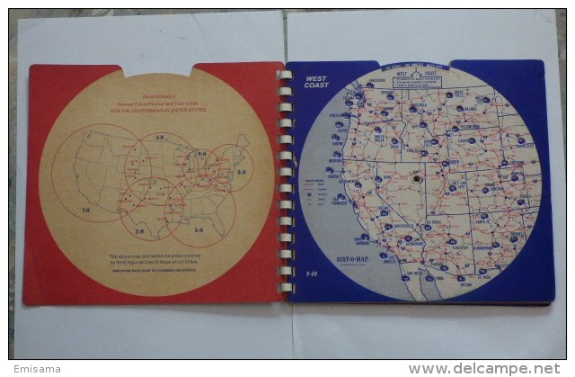 Dist - O - Map - Randy Mc Nally - American Guide Anni 50-60 (?) - Altri & Non Classificati