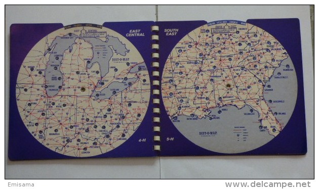 Dist - O - Map - Randy Mc Nally - American Guide Anni 50-60 (?) - Altri & Non Classificati