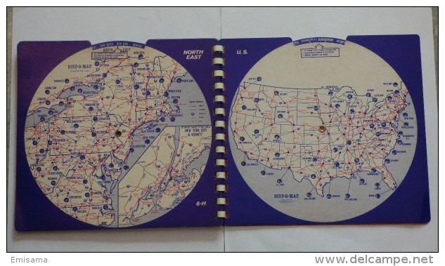 Dist - O - Map - Randy Mc Nally - American Guide Anni 50-60 (?) - Altri & Non Classificati