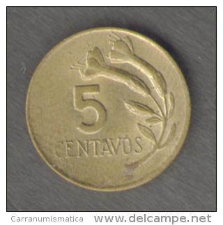 PERU 5 CENTAVOS 1970 - Perú