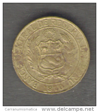 PERU 5 CENTAVOS 1970 - Pérou