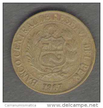 PERU 10 CENTAVOS 1967 - Pérou