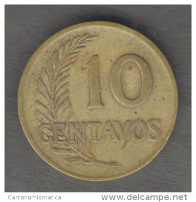 PERU 10 CENTAVOS 1965 - Perú