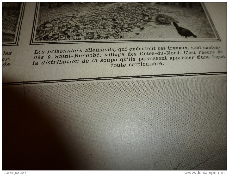 1915 JOURNAL de GUERRE(Le Pays de France):Spahis;Haïdar-Pacha;San-Stefano;Ploufragan;St-Barnabé;SOUS-MARIN;Lick;Gerdauen