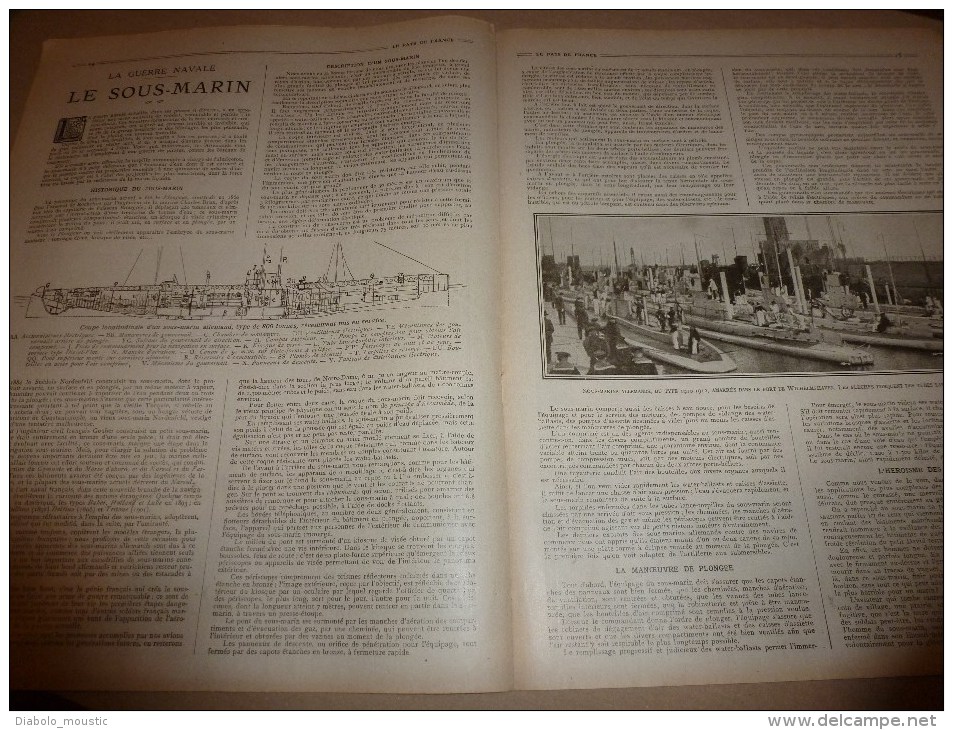 1915 JOURNAL de GUERRE(Le Pays de France):Spahis;Haïdar-Pacha;San-Stefano;Ploufragan;St-Barnabé;SOUS-MARIN;Lick;Gerdauen