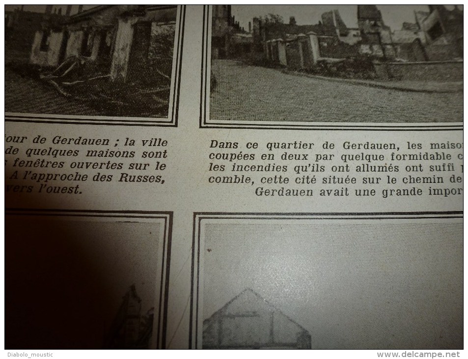 1915 JOURNAL de GUERRE(Le Pays de France):Spahis;Haïdar-Pacha;San-Stefano;Ploufragan;St-Barnabé;SOUS-MARIN;Lick;Gerdauen