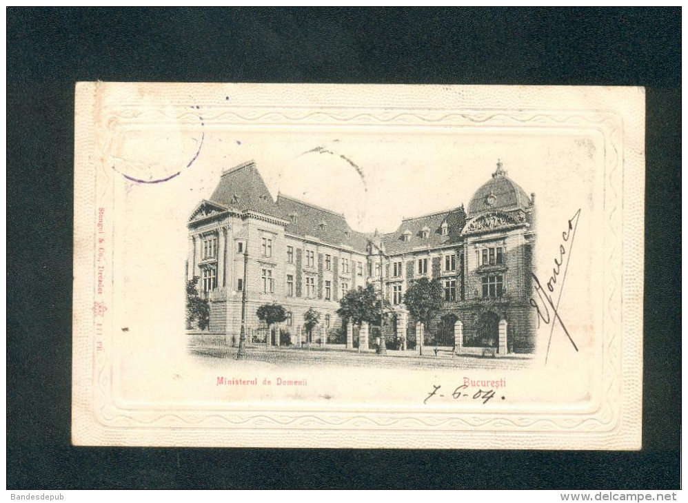 Roumanie - Romania - Bucuresti - Ministerul De Domenii ( Stengel & C°) - Roumanie