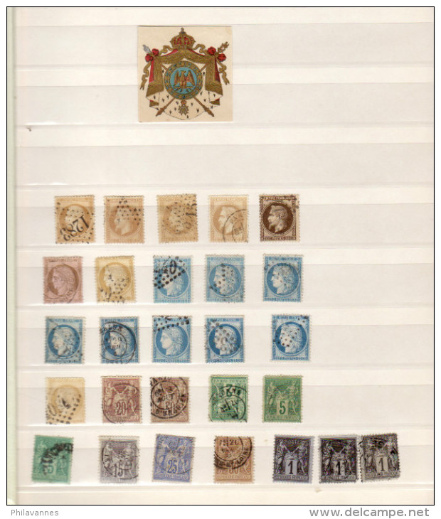 Gros  Classeur : FRANCE, Timbres Oblitérés, Avec Doubles, Cote Importante ( Lot 1412) - Collections (with Albums)