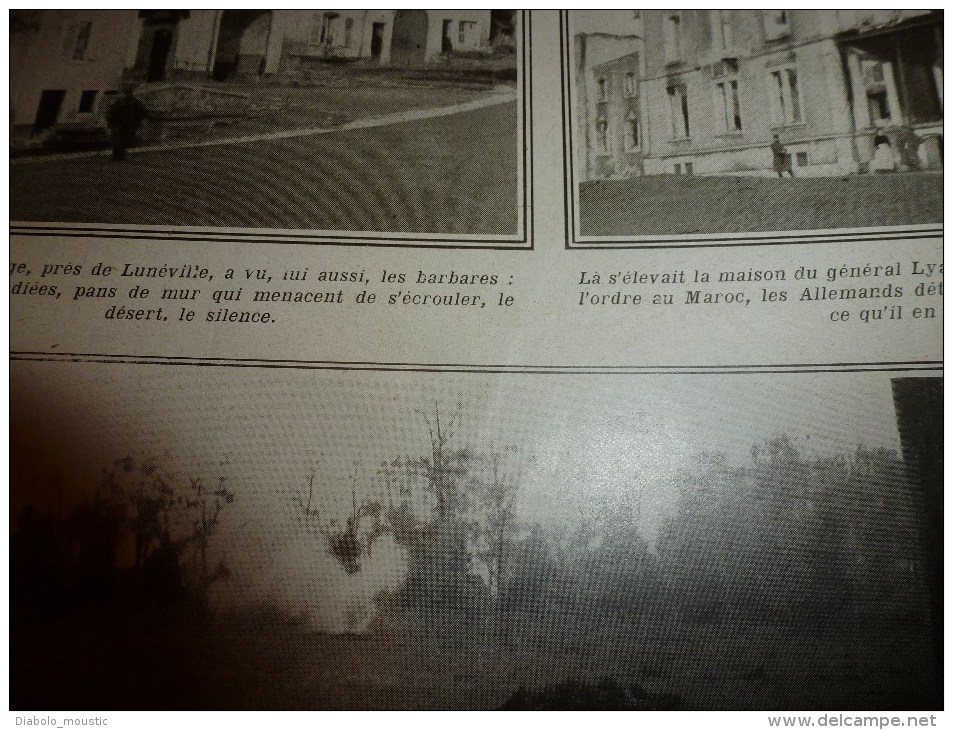 1915 JOURNAL De GUERRE(Le Pays De France):Lunéville;Limoges ;Fricourt;Péniches-Ambulances;PROJECTILES Et EXPLOSIFS;Dijon - Français