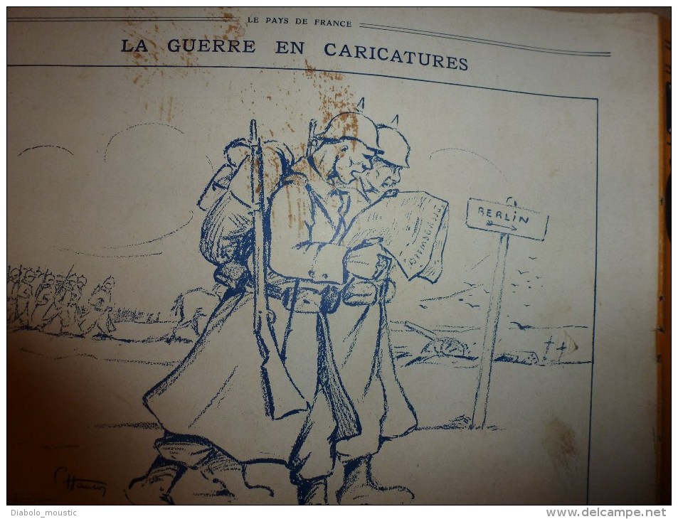 1915 JOURNAUX De GUERRE(Le Pays De France):La Thur;Trilport;St-Etienne- Du-Temple;Rambervilliers; Soldats-Bucherons..etc - Francés