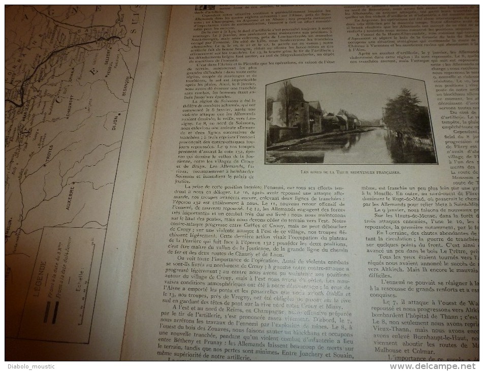 1915 JOURNAUX De GUERRE(Le Pays De France):La Thur;Trilport;St-Etienne- Du-Temple;Rambervilliers; Soldats-Bucherons..etc - Français