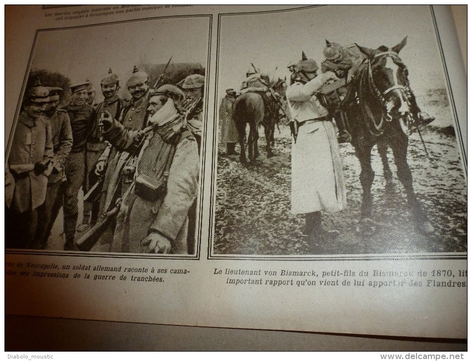 1915 JOURNAUX de GUERRE(Le Pays de France):La Thur;Trilport;St-Etienne- du-Temple;Rambervilliers; Soldats-Bucherons..etc