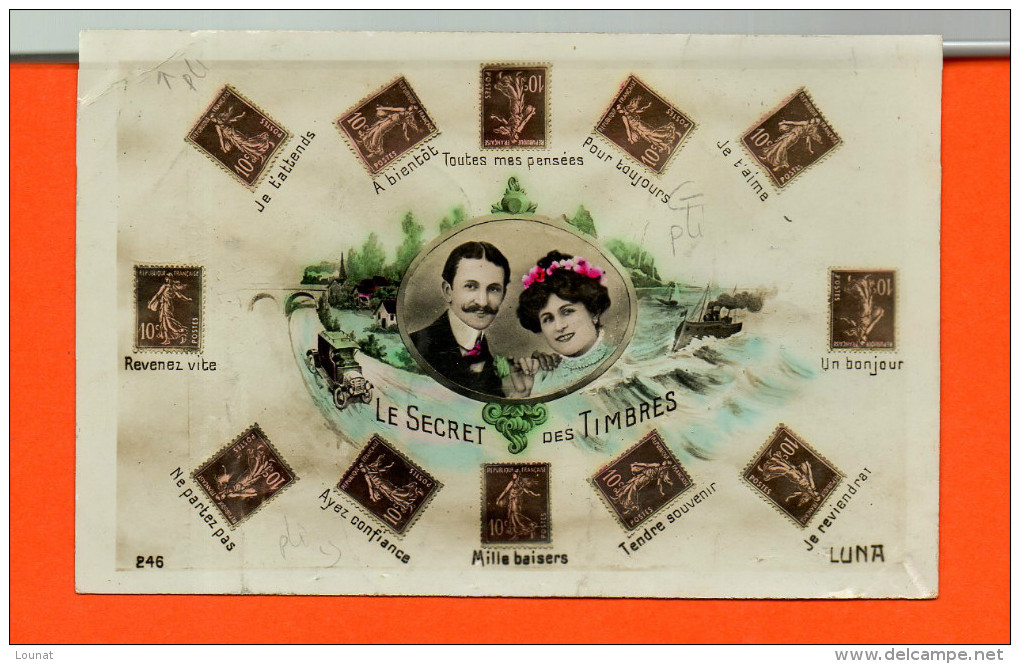 Fantaisie - Les TIMBRES - Le Secret Des Timbres N°246 (plis ) - Briefmarken (Abbildungen)