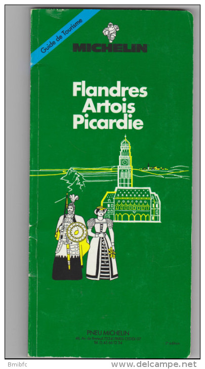 Guide Du Pneu Michelin  FLANDRES ARTOIS PICARDIE  1988 - Michelin-Führer