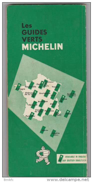 Guide Du Pneu Michelin  PERIGORD LIMOUSIN QUERCY 1961 - Michelin-Führer