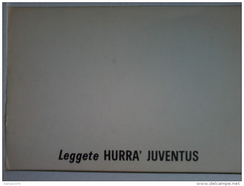 Cartolina- Juventus  Con Le Firme Dei Giocatori - Leggete Hurrà Juventus - Calcio