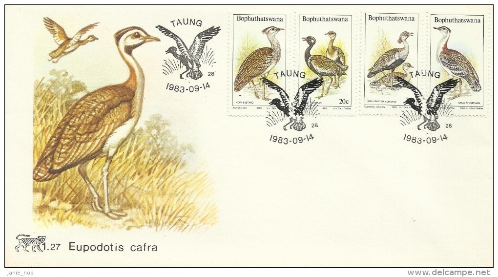 Bophuthatswana 1983 Birds FDC - Bophuthatswana