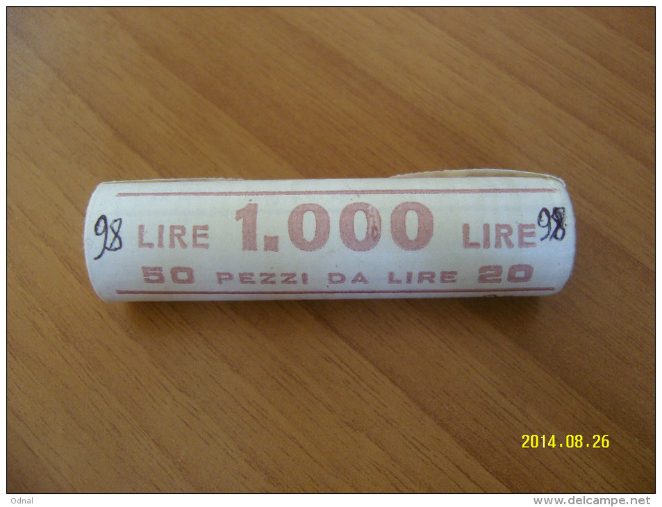 ROTOLINO  DA   20 LIRE  1998  (ITALIA) - 20 Liras