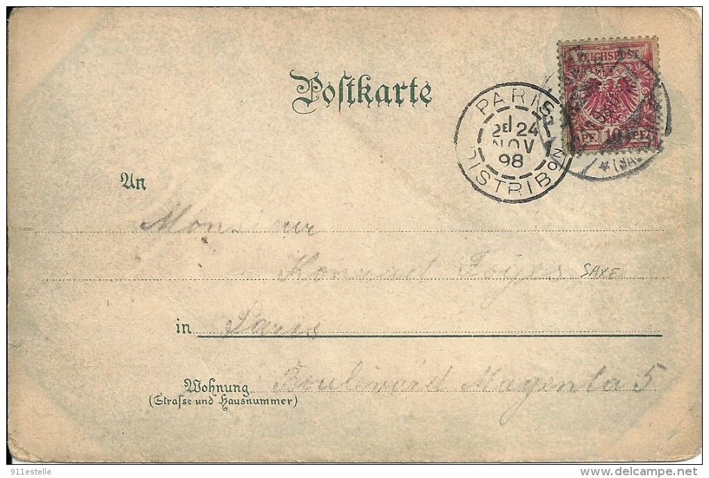 GRUCK   AUF AUS  FREIBERG , 1898 - Freiberg (Sachsen)