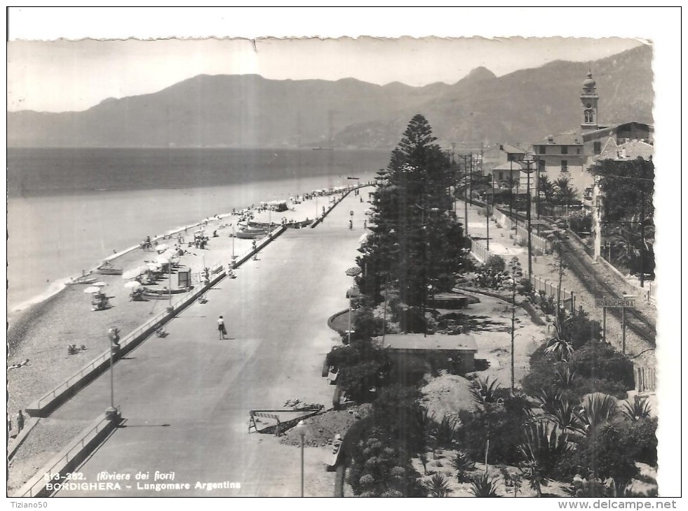 BORDIGHERA LUNGOMARE  ARGENTINA,FG.I87 - Genova