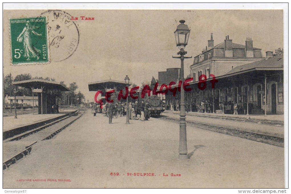 81 - SAINT SULPICE - ST SULPICE -  -LA GARE - Saint Sulpice