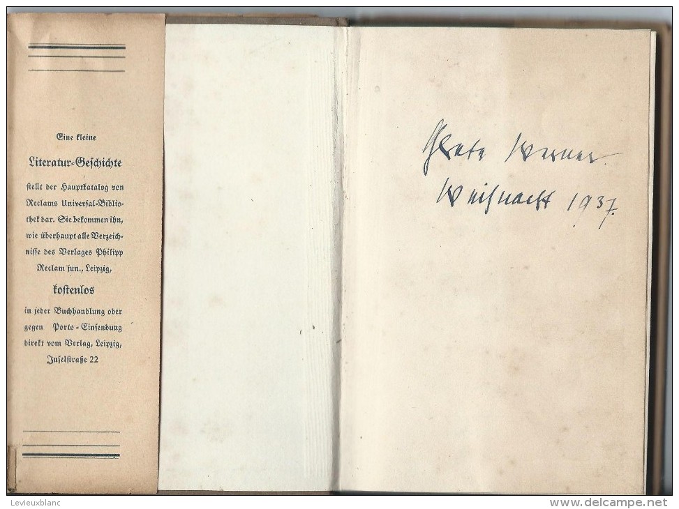 Poésie Allemande Du Moyen-Age/ Walther Von Der Vogelweide/Samtliche Qedichte/1925 LIV38 - Poems & Essays