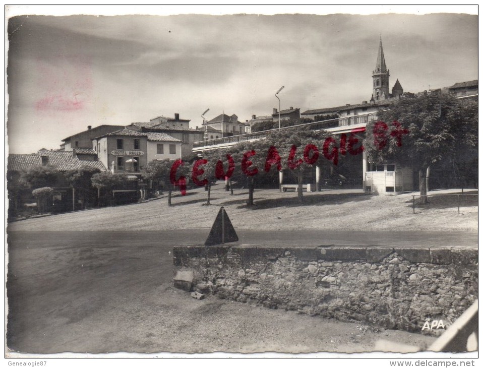 81 -  PUYLAURENS - MARCHE AUX BESTIAUX - HOTEL PAGES - Puylaurens