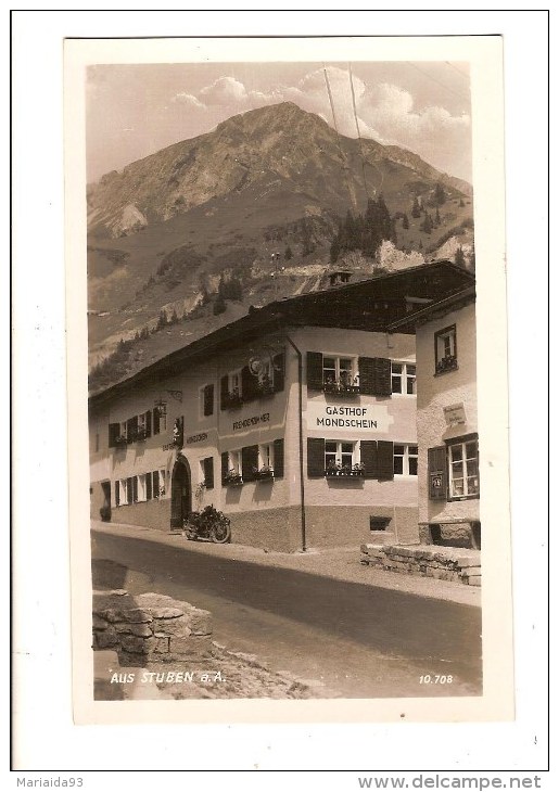 STUBEN AM ARLBERG - AUTRICHE - OSTERREICH - AUS STUBEN - GASTHOF MONDSCHEIN - EMIL WALCH - Stuben