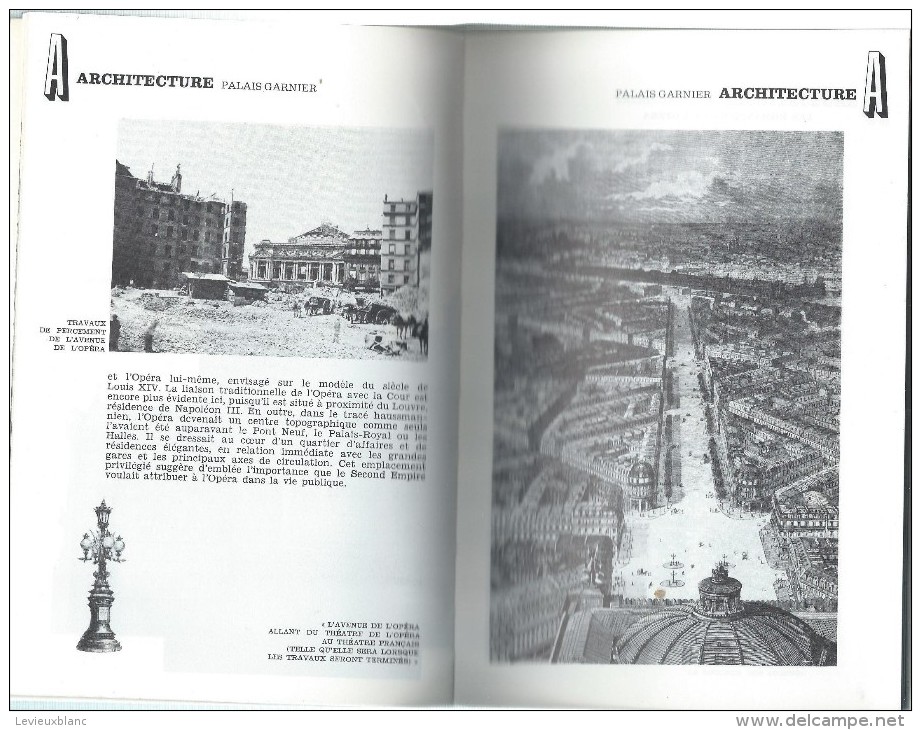 Petite Encyclopédie Illustrée De L'Opéra De Paris /Théatre National De L'Opéra/Centenaire Du Palais Garnier/1974   LIV42 - Música