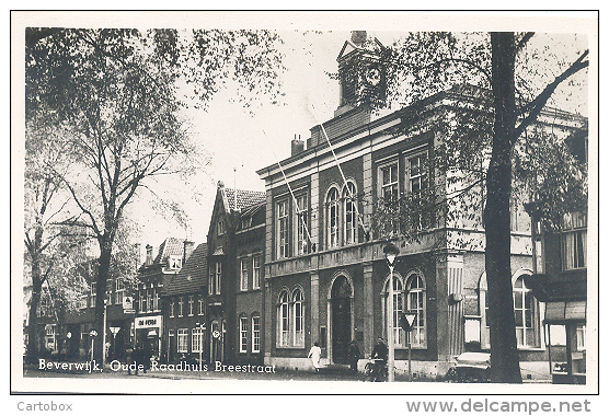 Beverwijk, Oude Raadhuis Breestraat    (glansfotokaart) - Beverwijk