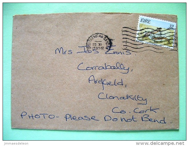 Ireland 1996 Cover Sent Locally - Amphibian Triturus - Smooth Newt - Self-adhesive (Scott 982D = 3 $) - Lettres & Documents