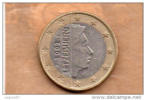 PIECE DE 1 EURO LUXEMBOURG 2002 - Luxemburg