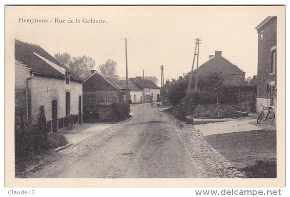 Hemptinne  Rue De La Goyette  Circulé En 1961 - Fernelmont