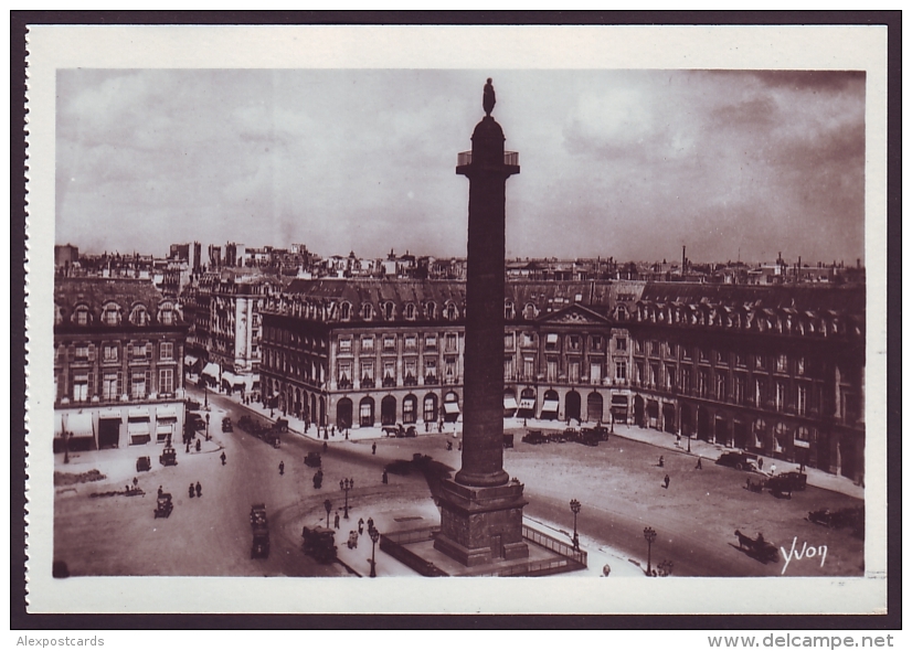 PARIS - Place Et Colonne Vendôme (Unused Postcard - Non Voyagée CPA) - Squares